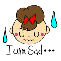 Small naughty daughter Sticker sticker #4153127