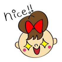 Small naughty daughter Sticker sticker #4153128