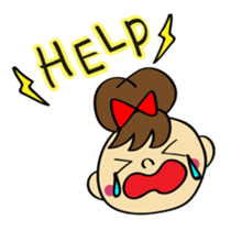 Small naughty daughter Sticker sticker #4153130