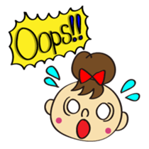 Small naughty daughter Sticker sticker #4153132