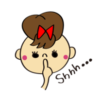 Small naughty daughter Sticker sticker #4153134