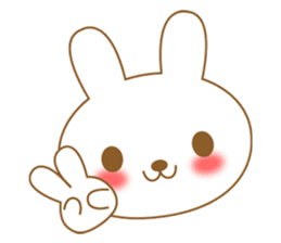 The cute Bunny sticker #4153331