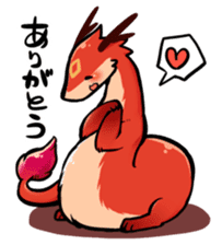 Cute little dragons sticker sticker #4153493