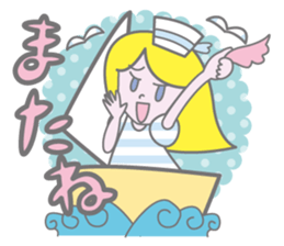 KAWAII Girl's talk sticker #4153579
