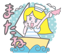 KAWAII Girl's talk sticker #4153579