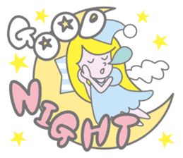 KAWAII Girl's talk sticker #4153581