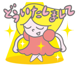 KAWAII Girl's talk sticker #4153583