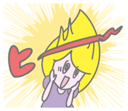 KAWAII Girl's talk sticker #4153585