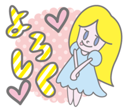 KAWAII Girl's talk sticker #4153587