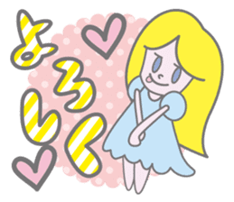 KAWAII Girl's talk sticker #4153587