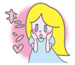 KAWAII Girl's talk sticker #4153592