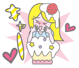 KAWAII Girl's talk sticker #4153596