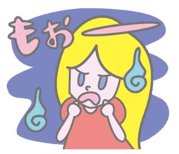 KAWAII Girl's talk sticker #4153597