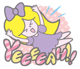 KAWAII Girl's talk sticker #4153600