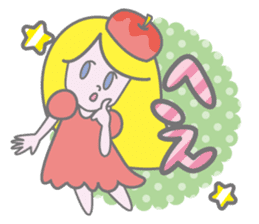 KAWAII Girl's talk sticker #4153601