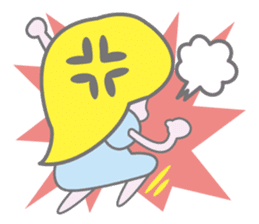 KAWAII Girl's talk sticker #4153602
