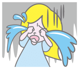 KAWAII Girl's talk sticker #4153603