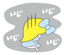 KAWAII Girl's talk sticker #4153610