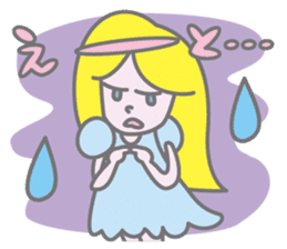 KAWAII Girl's talk sticker #4153612