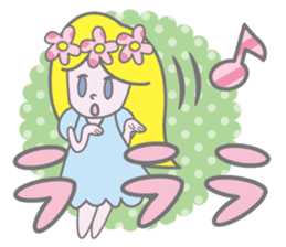 KAWAII Girl's talk sticker #4153613