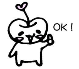 The apple-TSUNDERE volume- sticker #4153829