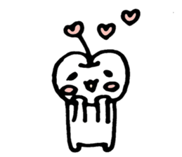 The apple-TSUNDERE volume- sticker #4153854