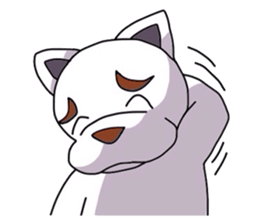 White dog "SIRO" sticker #4154547