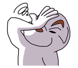 White dog "SIRO" sticker #4154560