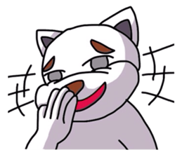 White dog "SIRO" sticker #4154565