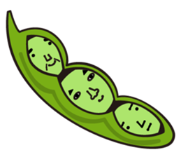 Green Soy Beans sticker #4154777