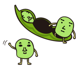 Green Soy Beans sticker #4154778