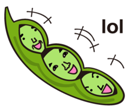Green Soy Beans sticker #4154780