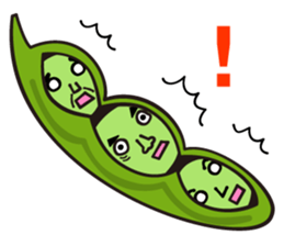 Green Soy Beans sticker #4154781