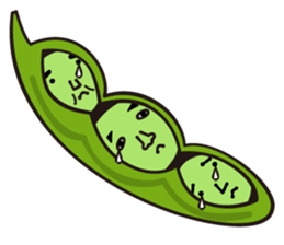 Green Soy Beans sticker #4154782