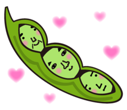 Green Soy Beans sticker #4154785