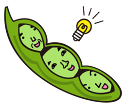 Green Soy Beans sticker #4154787