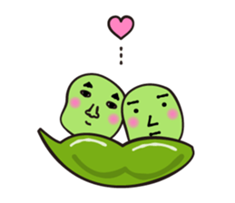 Green Soy Beans sticker #4154790