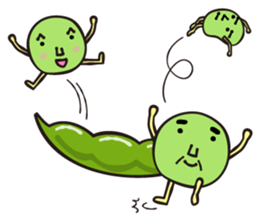 Green Soy Beans sticker #4154792