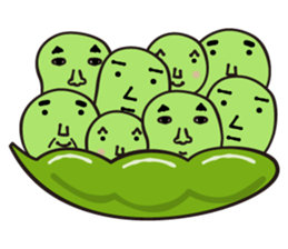 Green Soy Beans sticker #4154793