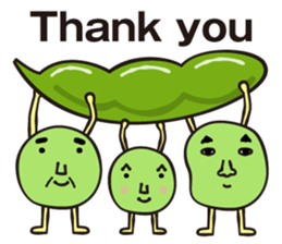Green Soy Beans sticker #4154794