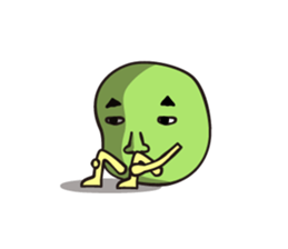 Green Soy Beans sticker #4154796