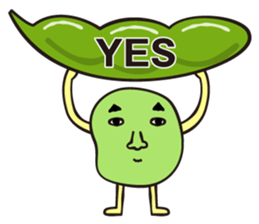 Green Soy Beans sticker #4154800