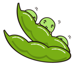 Green Soy Beans sticker #4154805