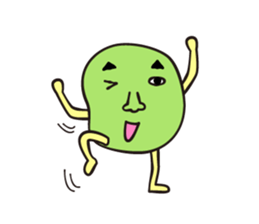 Green Soy Beans sticker #4154808