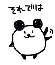 Drawn panda sticker #4155146