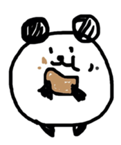 Drawn panda sticker #4155150