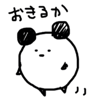 Drawn panda sticker #4155153