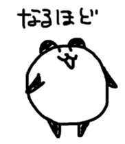 Drawn panda sticker #4155161