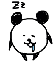 Drawn panda sticker #4155170