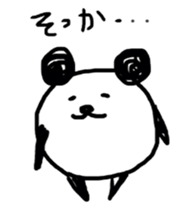 Drawn panda sticker #4155175